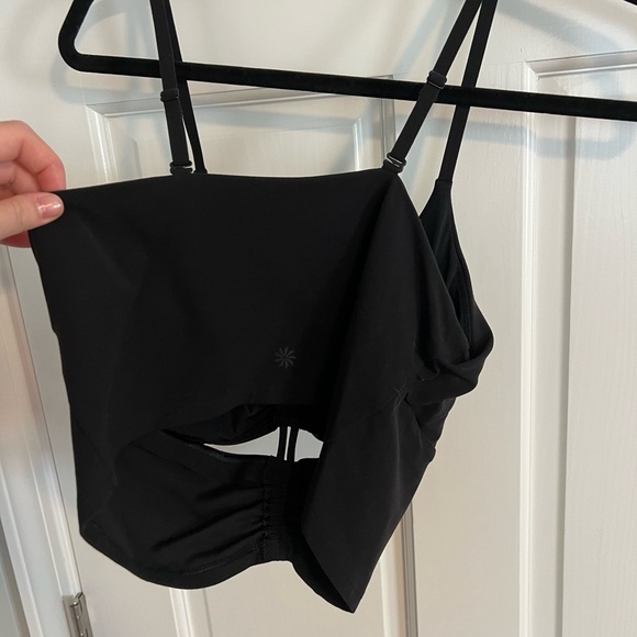 Athleta crop top with built in bra - Picture 2 of 3